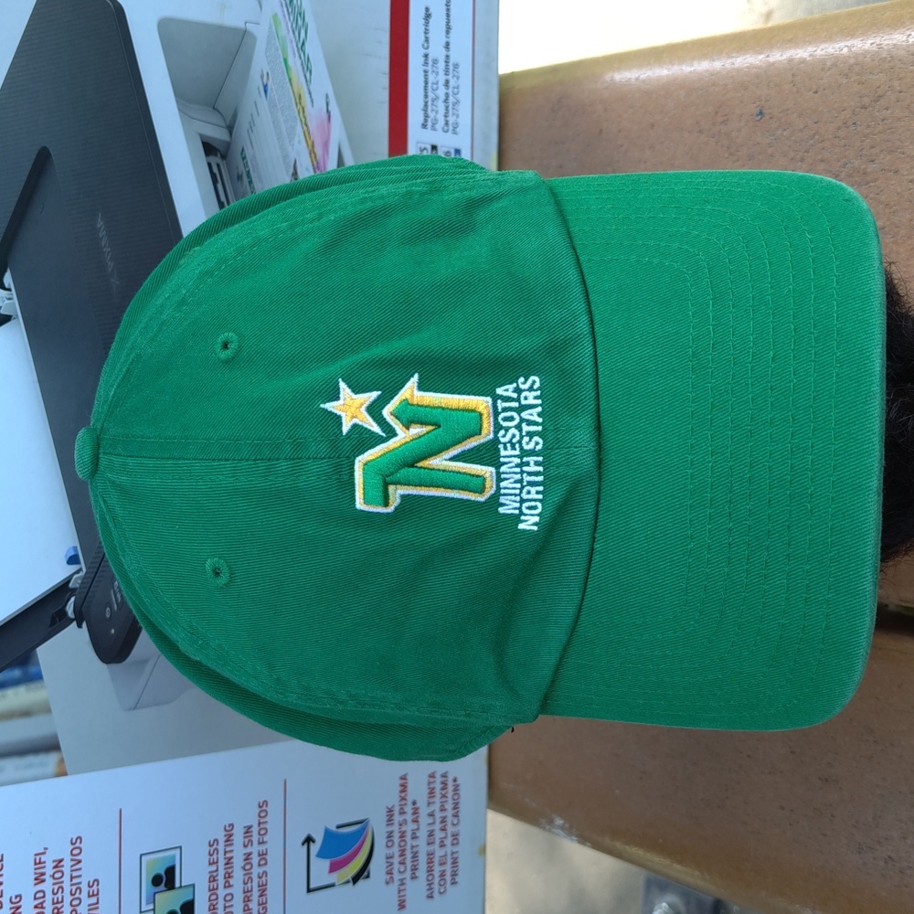 Vtg '47 Twins The Franchise NHL Minnesota North Stars Embroidered Fitted Hat XL